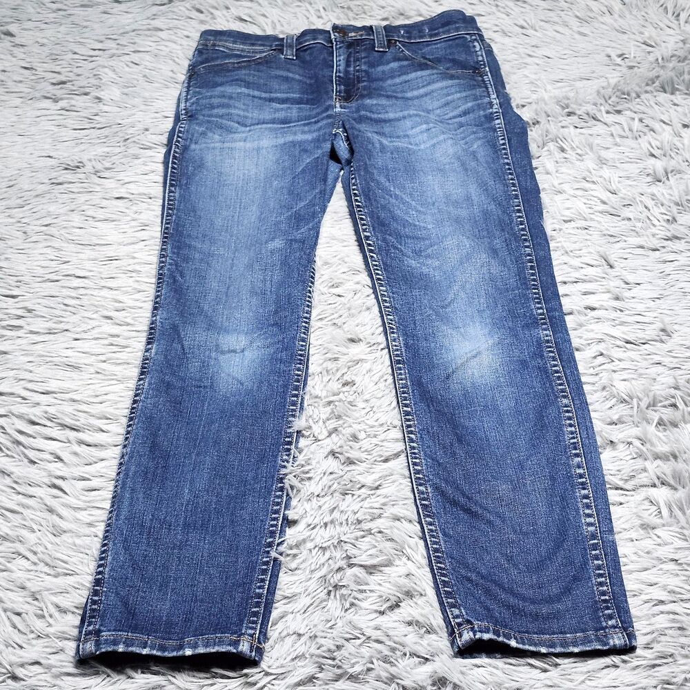 Madewell Jeans Womens 25 High Riser Skinny Crop Distressed High Rise Denim 25x27